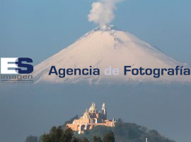 Amanece nevado el Popocatépetl 2013 - ES imagen agencia de fotografía