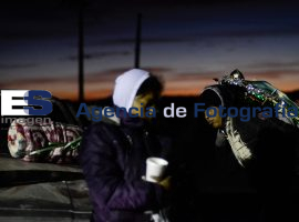Retratos peregrinos, el camino del volcán  - ES imagen agencia de fotografía