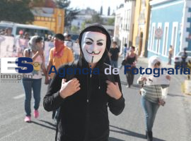 Protestan opositores a la reforma energética en Casa Aguayo - ES imagen agencia de fotografía