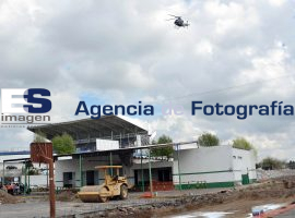 Anuncian remodelaión del estadio, inician por el helipuerto  - ES imagen agencia de fotografía