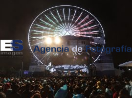 Se presenta The Troba Gang en la Estrella de Puebla, como parte de las fiestas Patrias - ES imagen agencia de fotografía
