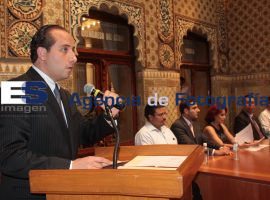Firma del convenio entre el congreso del estado de Puebla y la PRODECON - ES imagen agencia de fotografía