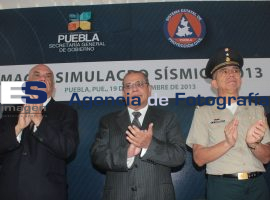 Macro simulacro en Casa Aguayo - ES imagen agencia de fotografía