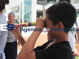 Taller de caleidoscopio en CCU - ES imagen agencia de fotografía