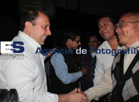 Antonio Gali Fayad y Fernando Manzanillas juntos por PAN - ES imagen agencia de fotografía