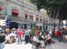 Manifestantes de Antorcha  - ES imagen agencia de fotografía