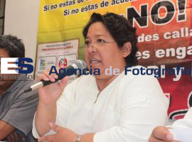 Frente izquierda y organizaciones democráticas  y progresistas  de puebla - ES imagen agencia de fotografía