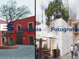 Antes y despúes de ser demolida la casa del Torno - ES imagen agencia de fotografía