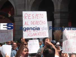 Manifestación de habitantes de xonacatepec - ES imagen agencia de fotografía