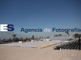 Inician trabajos de pista de hielo en Los Fuertes - ES imagen agencia de fotografía