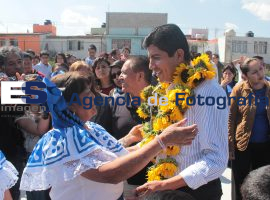 Inauguración de la calle 100 Oriente de la Colonia el Pinal - ES imagen agencia de fotografía