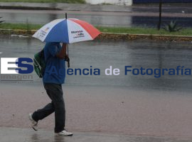 Intensas lluvias se registran en el centro de la ciudad - ES imagen agencia de fotografía