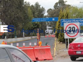 Obra del distribuidor vial de San Andres Cholula - ES imagen agencia de fotografía