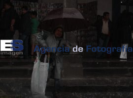 Continúan lluvias intensas en Capital - ES imagen agencia de fotografía