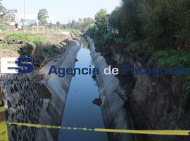 Colonos de  patrimonio denuncias la deficiente obra de colector pluvial - ES imagen agencia de fotografía