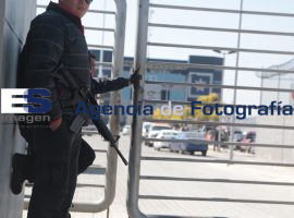 Agentes de la Policía Ministerial, tomaron el Centro de Seguridad Pública de San Andrés Cholula, - ES imagen agencia de fotografía