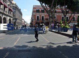 Cierran calle palafox para novela  - ES imagen agencia de fotografía