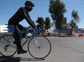 Integrantes de Cholula en Bici se oponen a construcción de Distribuidor Cholula - ES imagen agencia de fotografía