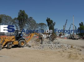 Inician trabajos de excavación del distribuidor Cholula  - ES imagen agencia de fotografía
