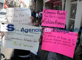 Se manifiestan simpatizante de Galdino  - ES imagen agencia de fotografía