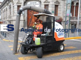 Trabajadores del limpia del ayuntamiento de Puebla 2014 - ES imagen agencia de fotografía