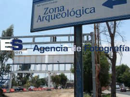 Excavación profunda en el distribuidor vial de cholula, sigue  - ES imagen agencia de fotografía