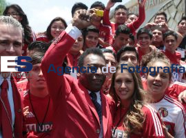 Pelé en la UPAEP - ES imagen agencia de fotografía