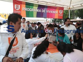 Modulos de atención ciudadana en San Pedro Cholula - ES imagen agencia de fotografía