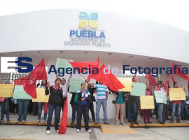 Protesta Antorcha Magisterial en la SEP - ES imagen agencia de fotografía