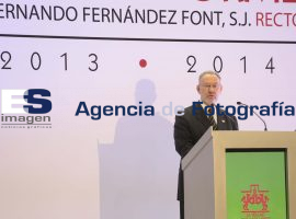 1er Informe de Fernando Fernández, rector de la Ibero Puebla - ES imagen agencia de fotografía