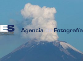 Fumarola del Popocatépetl 10-09-2014 - ES imagen agencia de fotografía