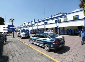 Resguarda POlicía Municipal ayuntamiento de San Andrés Cholula - ES imagen agencia de fotografía
