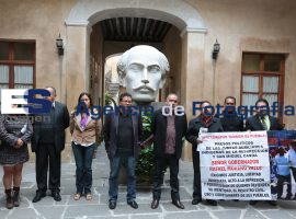 Pronunciamiento de organizaciones en la acsa de los Hermanos Serdán - ES imagen agencia de fotografía