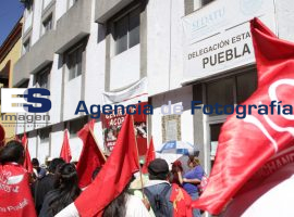 Antorcha en SEDATU - ES imagen agencia de fotografía