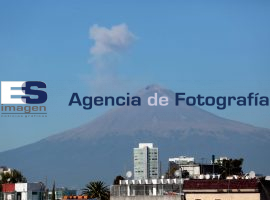 Actividad del Volcán Popocatépetl 09-12-2014 - ES imagen agencia de fotografía
