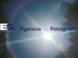 Alo de luz alrededor del Sol - ES imagen agencia de fotografía