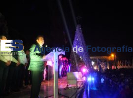 Encendido del árbol navideño en San Andrés Cholula - ES imagen agencia de fotografía