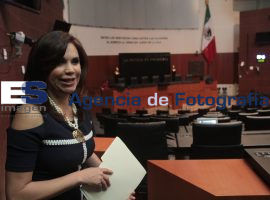 Encuentro con la Senadora Blanca Alcalá con periodistas de Puebla - ES imagen agencia de fotografía