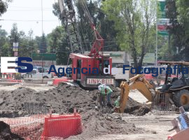 Obra para distribuidor víal de San Andrés Cholula - ES imagen agencia de fotografía