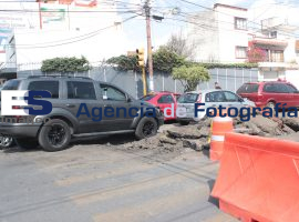 Obras de reencarpetamiento de la 25 poniente - ES imagen agencia de fotografía