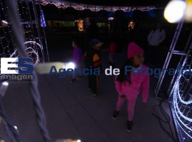 Iluminación en los fuertes de Loreto y Guadalupe - ES imagen agencia de fotografía