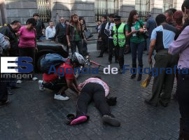 Mujer atropellada en la 2 norte y Juan de Palafox y Mendoza - ES imagen agencia de fotografía