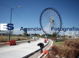Obra de relaminación zona parque lineal - ES imagen agencia de fotografía