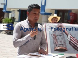 Protestan organizaciones durante el aniversario de la detención de los Xicale - ES imagen agencia de fotografía