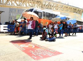Bloquea Antorcha Campesina bloquearon por varias horas la Vía Atlixcayotl - ES imagen agencia de fotografía