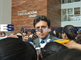 Funcionarios  Públicos acuden al ínforme de Rector de la UPAEP - ES imagen agencia de fotografía