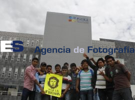 FNERRR se manifiesta en Zona Angelópolis - ES imagen agencia de fotografía