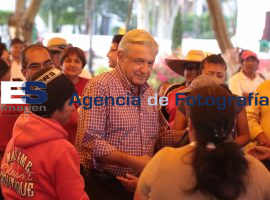 Visita AMLo Tecali de Herrera - ES imagen agencia de fotografía