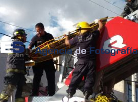 Pintor se electrocutó durante su jornada laboral - ES imagen agencia de fotografía
