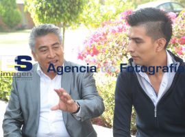 Paul y Adán Xicale en rueda de prensa - ES imagen agencia de fotografía